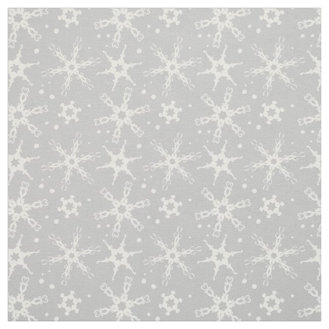 Modernes Design mit Snowflake Stoff (Muster)