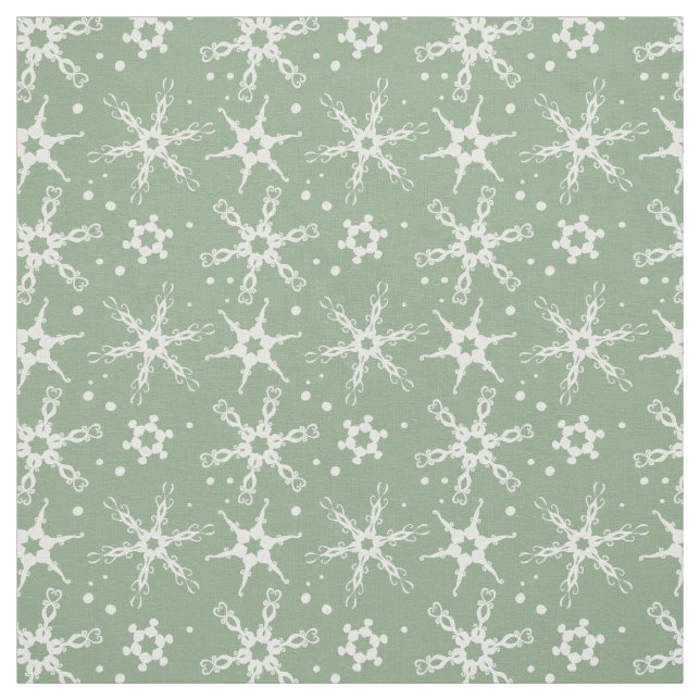 Modernes Design mit Snowflake Stoff (Muster)