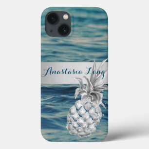 Modernes Design, Strand, See, Ananas Case-Mate iPhone Hülle