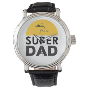 Modernes Design "SUPER VATER" Armbanduhr
