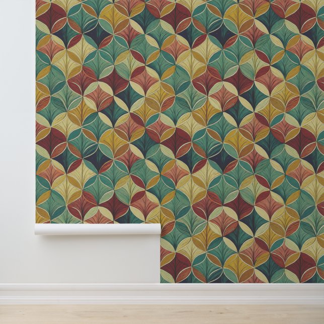 Modernes Design Vinyl Wallpaper Tapete (Anwendung)