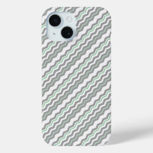 Modernes Diagonal Zickzack mit Farbdetails Case-Mate iPhone Hülle
