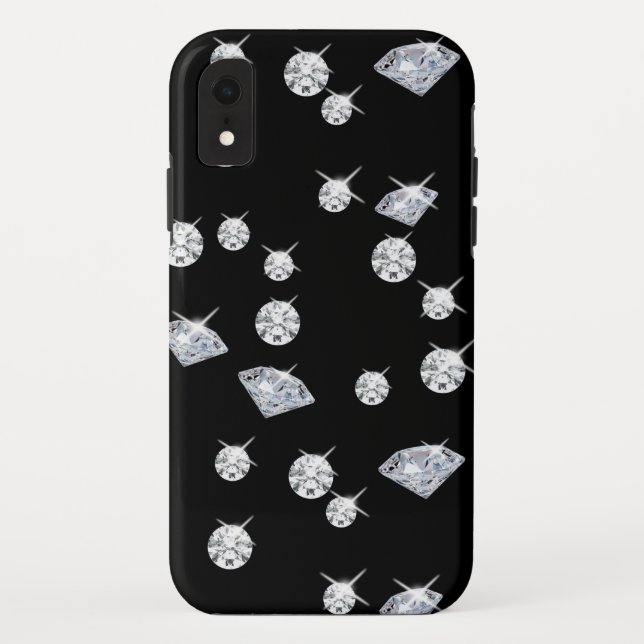 Modernes Diamanten-Muster Case-Mate iPhone Hülle (Rückseite)