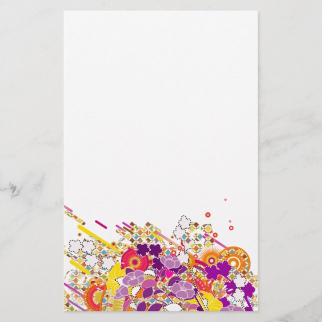 Modernes Digital-Collagen-Briefpapier Briefpapier (Vorderseite)