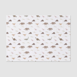 Modernes Dinosaurier-Gewebe Seidenpapier