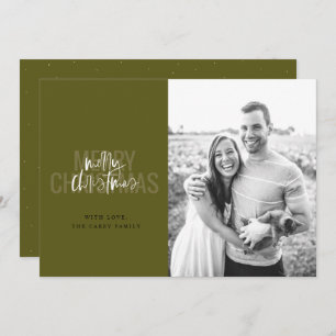 Modernes Doppel frohe Weihnachten in Evergreen Inv