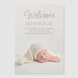 Modernes Drehbuch Begrüßungsmagazin Magnetkarte