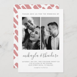 Modernes Drehbuch - Einladung zum Hochzeitsfeiern