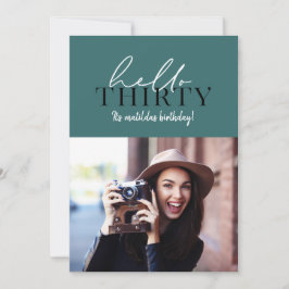 Modernes Drehbuch & geometrisches 30. Foto