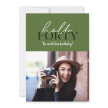 Modernes Drehbuch & geometrisches 40. Foto