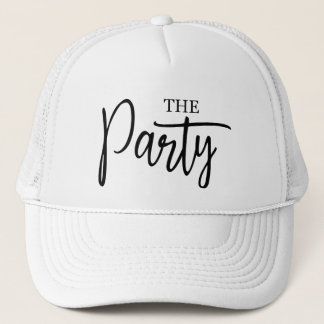 Modernes Drehbuch Party Bachelorette Bridesmaid Truckerkappe