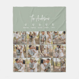 Modernes Drehbuch Personal 5 Familiengeschenke Grü Fleecedecke