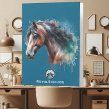 Modernes Drehbuch Royal Stallion Bold Dream Logo C