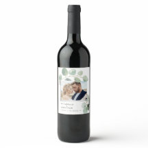 Modernes Drehbuch Vintages Foto eucalyptus inv