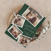 Modernes Drehfoto Collage Religiöse Weihnachten