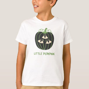 Modernes Drei-Mit Augen KürbisHalloween T-Shirt