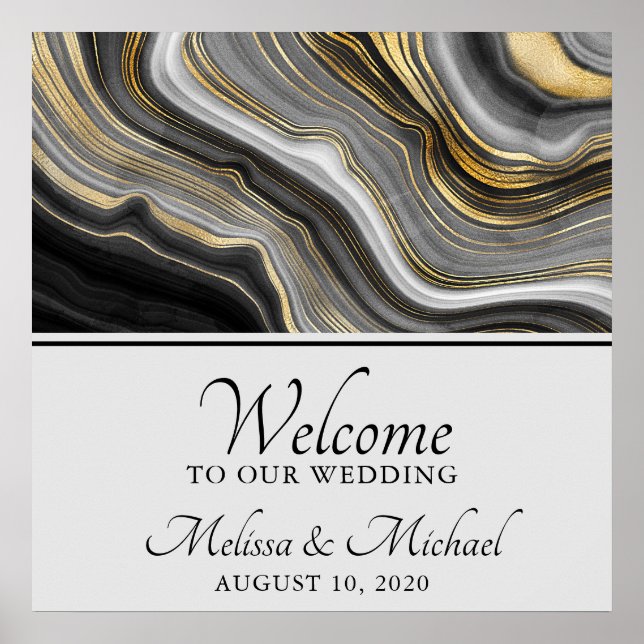 Modernes Edelstein-Edelstein-Abstrakte Poster (Vorne)