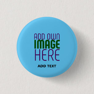 MODERNES EDITABLE SWAG SKY BLAUE BILD TEMPLATE BUTTON