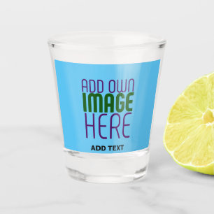 MODERNES EDITABLE SWAG SKY BLAUE BILD TEMPLATE SCHNAPSGLAS