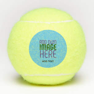 MODERNES EDITABLE SWAG SKY BLAUE BILD TEMPLATE TENNISBÄLLE