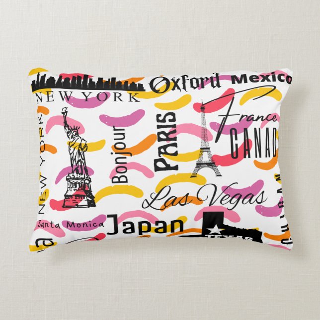 Modernes, edles Design, abstrakter, einzigartiger  Dekokissen (Vorderseite)