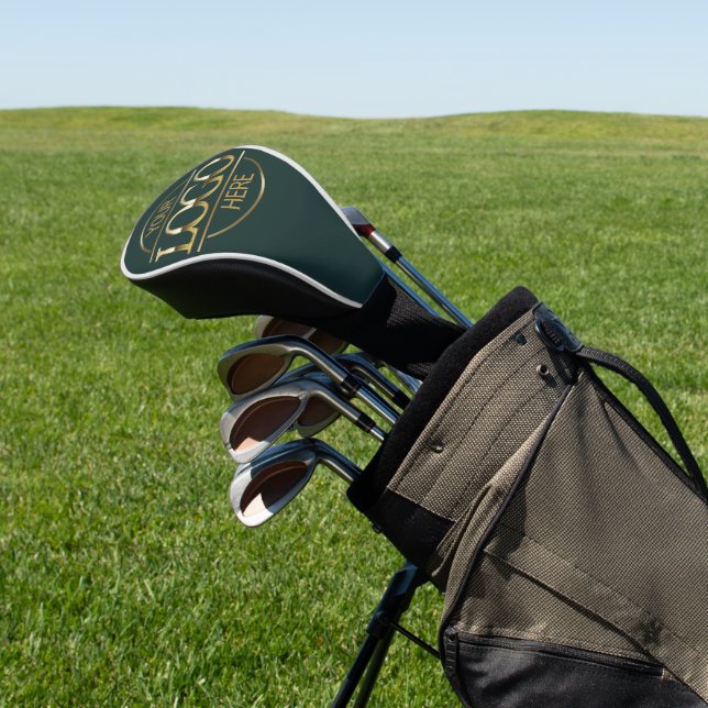 Modernes einfaches benutzerdefiniertes Geschäftslo Golf Headcover (In SItu)