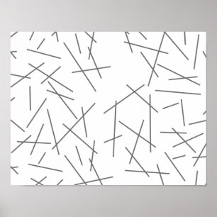 Modernes, einfaches, chaotisches grafisches Zeilen Poster