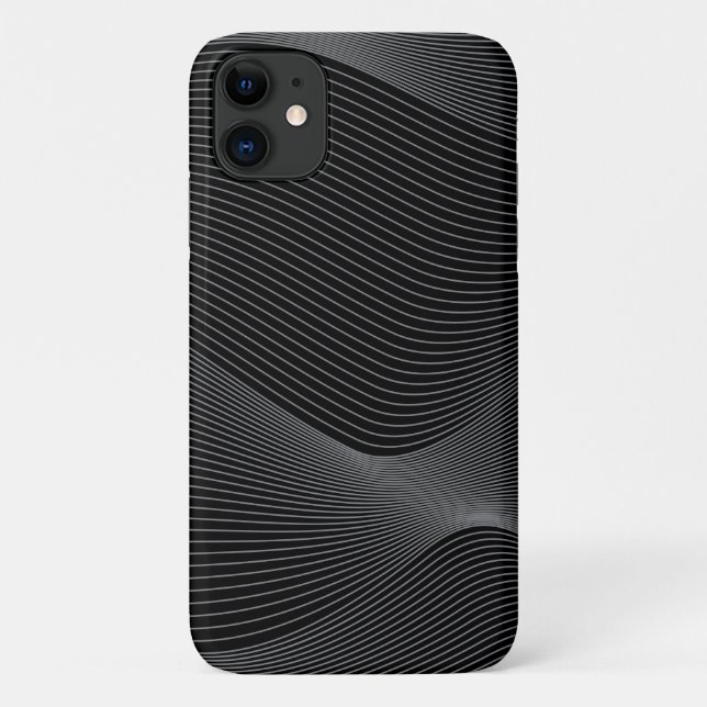 Modernes, einfaches, cooles, abstraktes Bewegungsm Case-Mate iPhone Hülle (Rückseite)