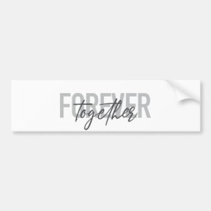 Modernes, einfaches, cooles Design für Forever Tog Autoaufkleber