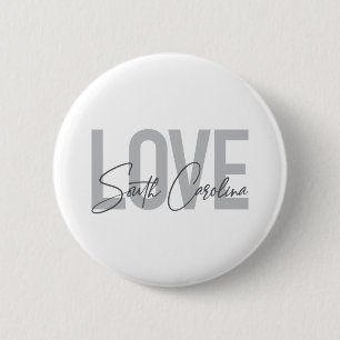 Modernes, einfaches, cooles Design Liebe South Car Button