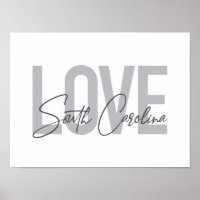Modernes, einfaches, cooles Design Liebe South Car