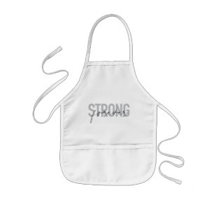 Modernes, einfaches, elegantes Design Strong Forev Kinderschürze
