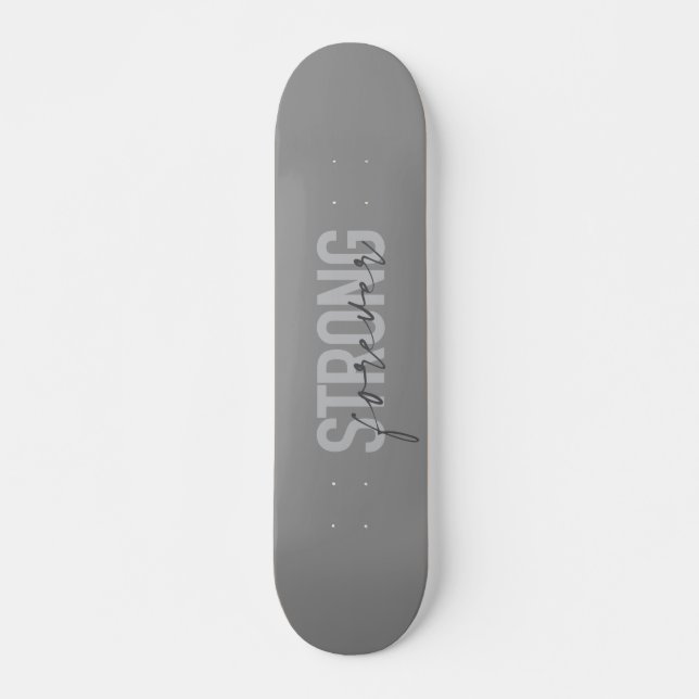 Modernes, einfaches, elegantes Design Strong Forev Skateboard (Vorne)
