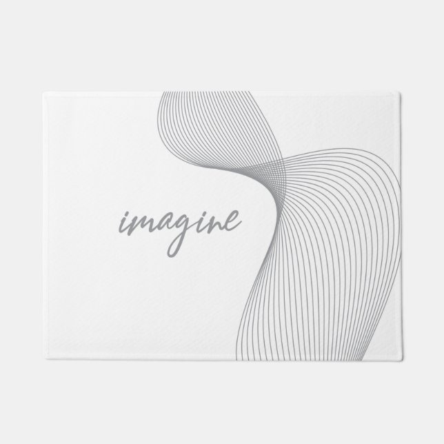Modernes, einfaches, elegantes Grafikdesign von Im Fußmatte (Vorderseite)