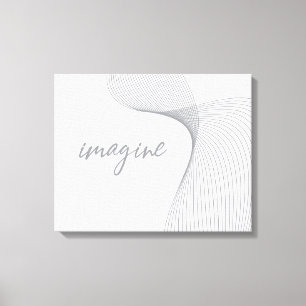 Modernes, einfaches, elegantes Grafikdesign von Im Leinwanddruck