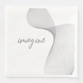 Modernes, einfaches, elegantes Grafikdesign von Im Serviette