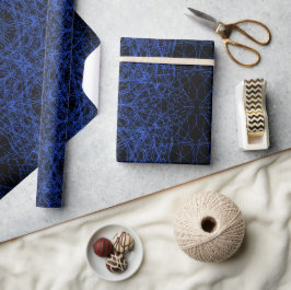 Modernes, einfaches geometrisches Fraktal Geschenkpapier