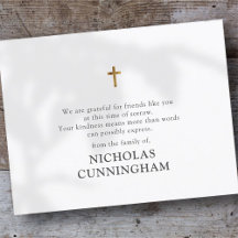 Modernes einfaches Gold Cross