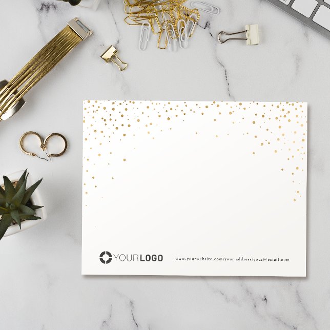 Modernes, einfaches Gold Glitzer personalisiert St Dankeskarte (Modern simple gold glitter personalized Stationery Thank You Card)