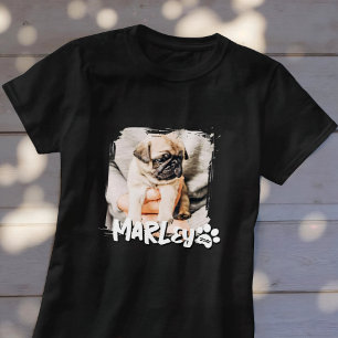 Modernes, einfaches Grunge Foto T-Shirt