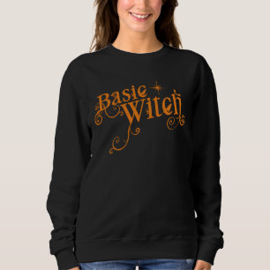 Modernes einfaches Hexengotik-KostümHalloween Sweatshirt