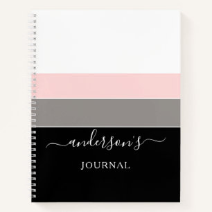 Modernes, einfaches Journal Notizbuch