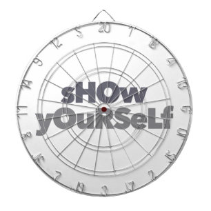 Modernes, einfaches, kühnes, urbanes Design Zeigen Dartscheibe