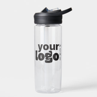 Modernes, einfaches Logo hier Trinkflasche