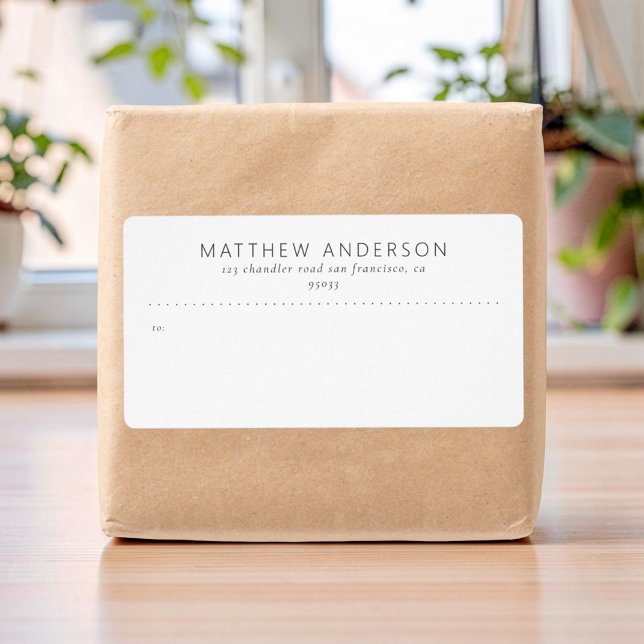 Modernes, einfaches Minimalistisches Mailing für U (Von Creator hochgeladen)
