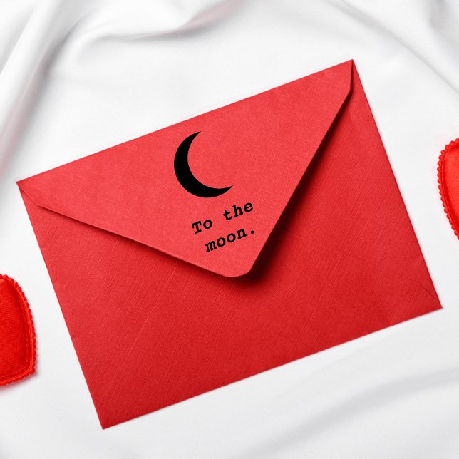 Modernes, einfaches Mondpreisangebot Gummistempel (Von Creator hochgeladen)