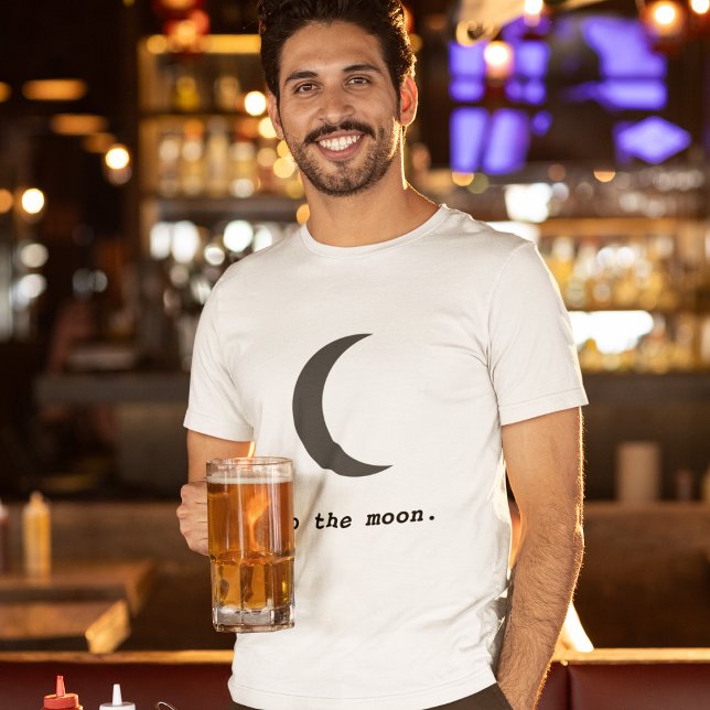 Modernes, einfaches Mondpreisangebot T-Shirt (Von Creator hochgeladen)