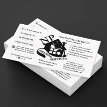 Modernes einfaches Monogramm-Logo Reinigungsdienst