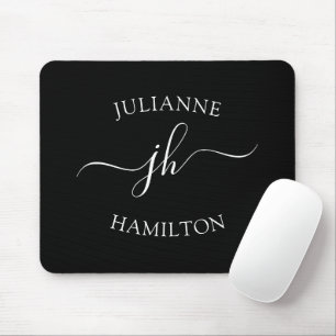 Modernes einfaches Monogramm Mousepad