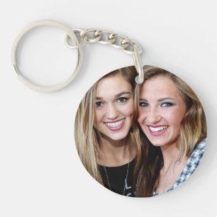 Modernes, einfaches Personalisiertes Best Friend F Schlüsselanhänger